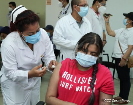  Nicaragua: Jornada de vacunación voluntaria contra el covid 19 no se detiene
