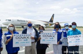 Nicaragua recibió 135 mil dosis de Covishield producida en India