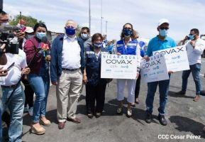Nicaragua recibió 135 mil dosis de Covishield producida en India