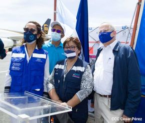 Nicaragua recibió 135 mil dosis de Covishield producida en India