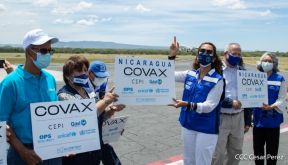 Nicaragua recibió 135 mil dosis de Covishield producida en India