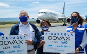 Nicaragua recibió 135 mil dosis de Covishield producida en India