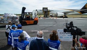 Nicaragua recibió 135 mil dosis de Covishield producida en India