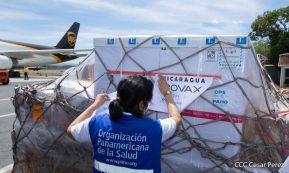 Nicaragua recibió 135 mil dosis de Covishield producida en India