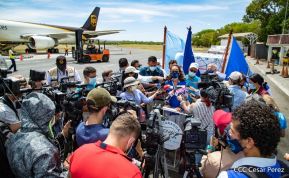 Nicaragua recibió 135 mil dosis de Covishield producida en India