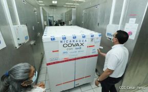 Nicaragua recibió 135 mil dosis de Covishield producida en India