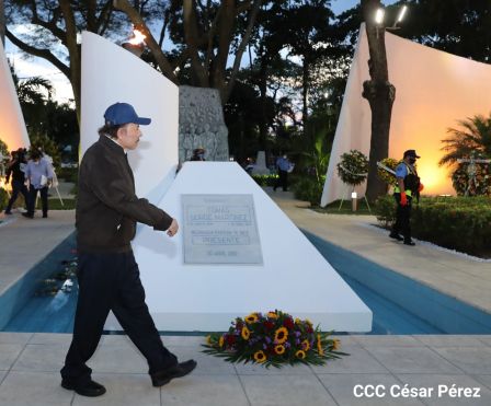 Homenaje al Comandante Tomás Borge y acto del Día Internacional de los Trabajadores