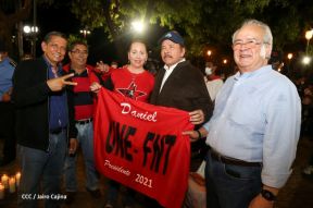 Homenaje al Comandante Tomás Borge y acto del Día Internacional de los Trabajadores