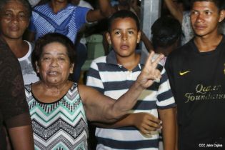 Familias de Blufields celebran victoria FSLN en la Costa Caribe