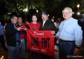 Homenaje al Comandante Tomás Borge y acto del Día Internacional de los Trabajadores