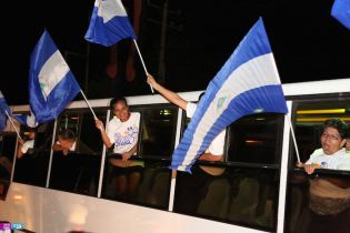 Pueblo de Nicaragua recibe a Su Eminencia el Cardenal Leopoldo Brenes