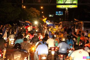 Pueblo de Nicaragua recibe a Su Eminencia el Cardenal Leopoldo Brenes