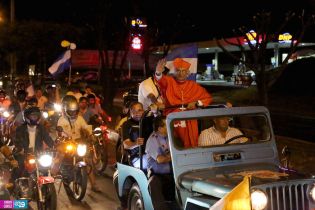 Pueblo de Nicaragua recibe a Su Eminencia el Cardenal Leopoldo Brenes