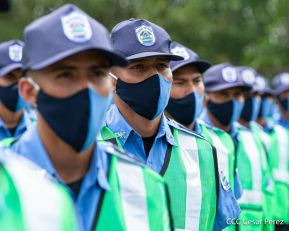 Acto de clausura del Primer Curso Básico de Policía del año 2021