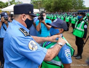 Acto de clausura del Primer Curso Básico de Policía del año 2021