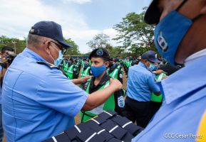 Acto de clausura del Primer Curso Básico de Policía del año 2021