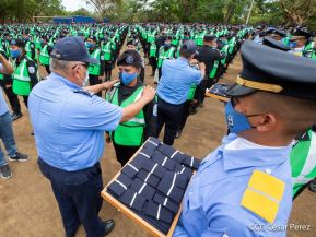 Acto de clausura del Primer Curso Básico de Policía del año 2021