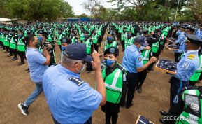 Acto de clausura del Primer Curso Básico de Policía del año 2021