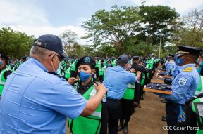 Acto de clausura del Primer Curso Básico de Policía del año 2021