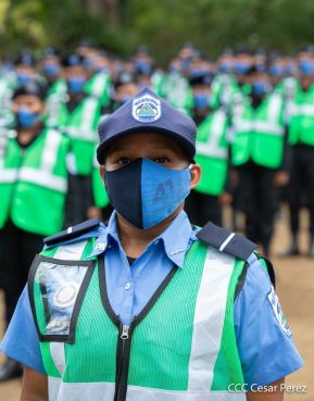 Acto de clausura del Primer Curso Básico de Policía del año 2021