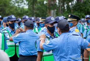Acto de clausura del Primer Curso Básico de Policía del año 2021