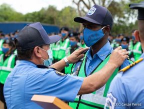 Acto de clausura del Primer Curso Básico de Policía del año 2021