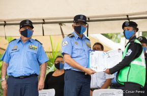 Acto de clausura del Primer Curso Básico de Policía del año 2021