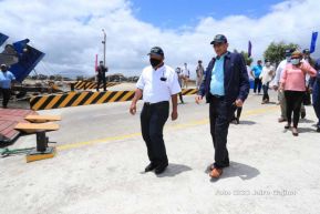 EPN inauguró ampliación y mejoramiento del Puerto San Jorge