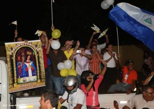 Presidente Daniel y Compañera Rosario reciben a Su Eminencia Cardenal Leopoldo Brenes