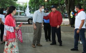 Acto del 85 aniversario del natalicio del Comandante Carlos Fonseca Amador 