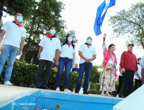 Acto del 85 aniversario del natalicio del Comandante Carlos Fonseca Amador 