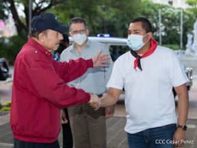 Acto del 85 aniversario del natalicio del Comandante Carlos Fonseca Amador 