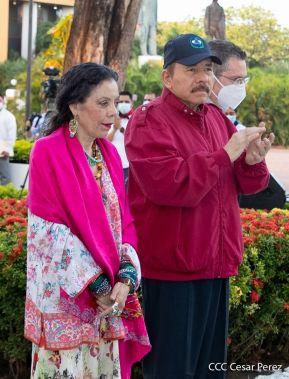 Acto del 85 aniversario del natalicio del Comandante Carlos Fonseca Amador 
