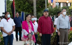 Acto del 85 aniversario del natalicio del Comandante Carlos Fonseca Amador 