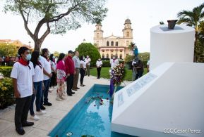 Acto del 85 aniversario del natalicio del Comandante Carlos Fonseca Amador 