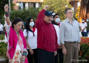 Acto del 85 aniversario del natalicio del Comandante Carlos Fonseca Amador 