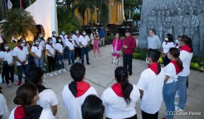 Acto del 85 aniversario del natalicio del Comandante Carlos Fonseca Amador 