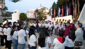 Acto del 85 aniversario del natalicio del Comandante Carlos Fonseca Amador 