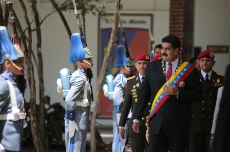 Desfile cívico-militar en honor al primer aniversario del tránsito a la inmortalidad de Chávez