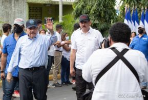 Presidente Daniel Ortega y Compañera Rosario Murillo participan en Verificación Ciudadana