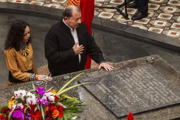 Presidente Daniel y Compañera Rosario participan en Homenaje a Chávez en Venezuela