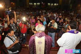 Cardenal Leopoldo Brenes ofrece Misa por Inicio de Cuaresma