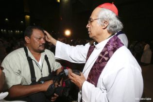 Cardenal Leopoldo Brenes ofrece Misa por Inicio de Cuaresma