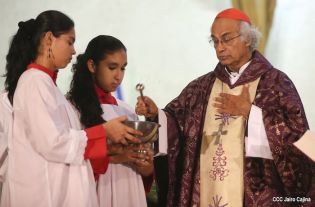 Cardenal Leopoldo Brenes ofrece Misa por Inicio de Cuaresma