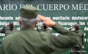 42 aniversario del Cuerpo Médico Militar de Nicaragua