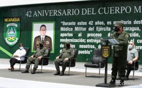 42 aniversario del Cuerpo Médico Militar de Nicaragua