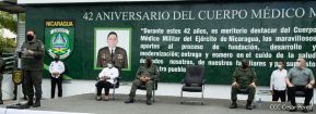 42 aniversario del Cuerpo Médico Militar de Nicaragua