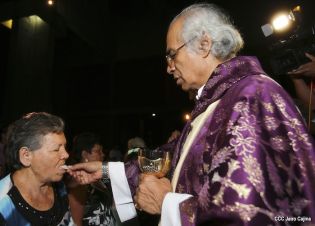 Cardenal Leopoldo Brenes ofrece Misa por Inicio de Cuaresma