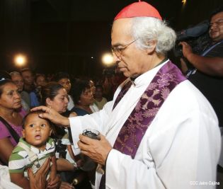 Cardenal Leopoldo Brenes ofrece Misa por Inicio de Cuaresma