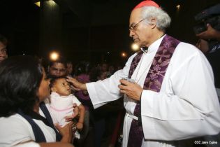 Cardenal Leopoldo Brenes ofrece Misa por Inicio de Cuaresma